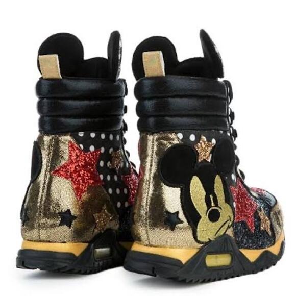 Rare Irregular Choice Disney Gosh Mickey Mouse Light Up Sneakers 7.5 w/ box VGUC - Picture 8 of 16